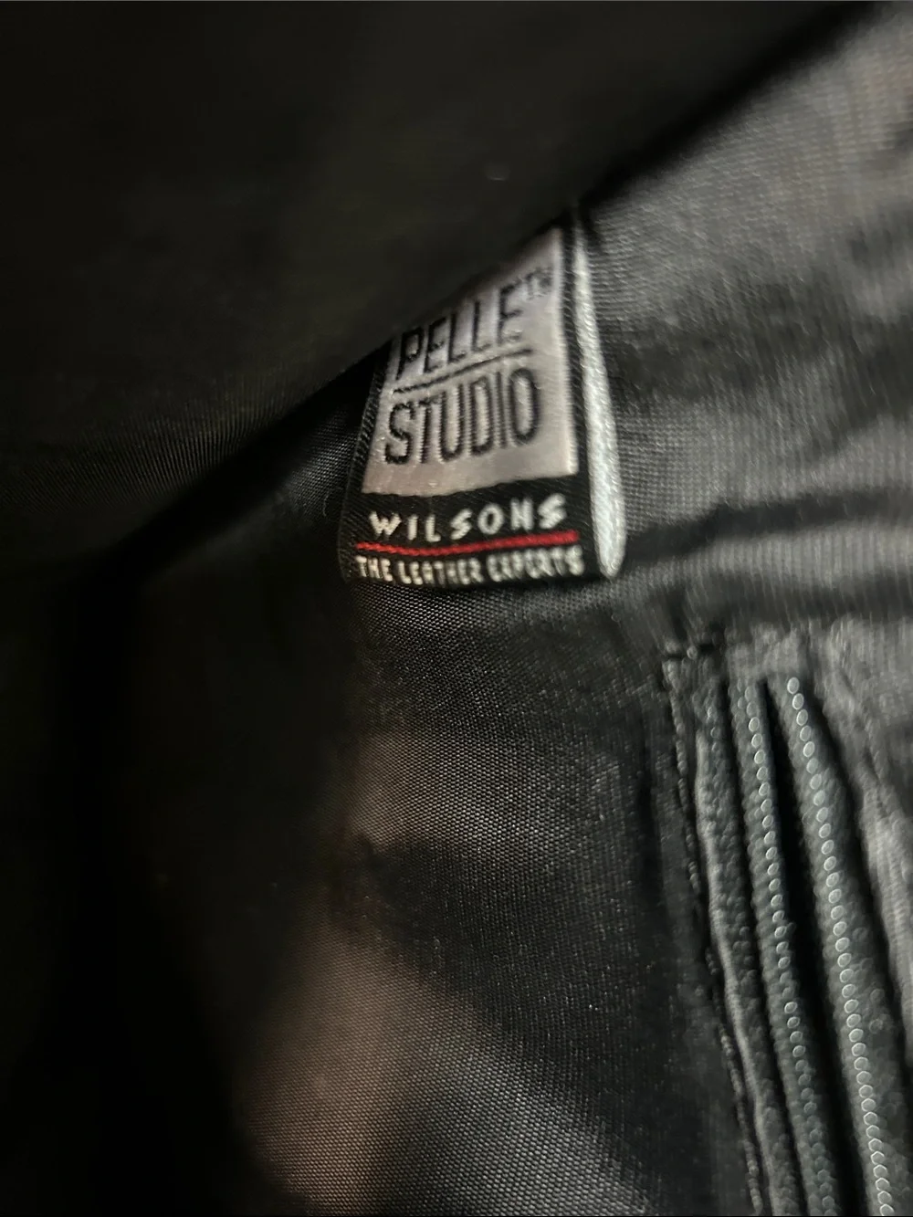 Pelle Studio Black Leather Messenger Tote